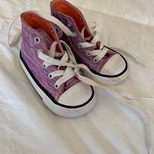 Converse little girl high tops